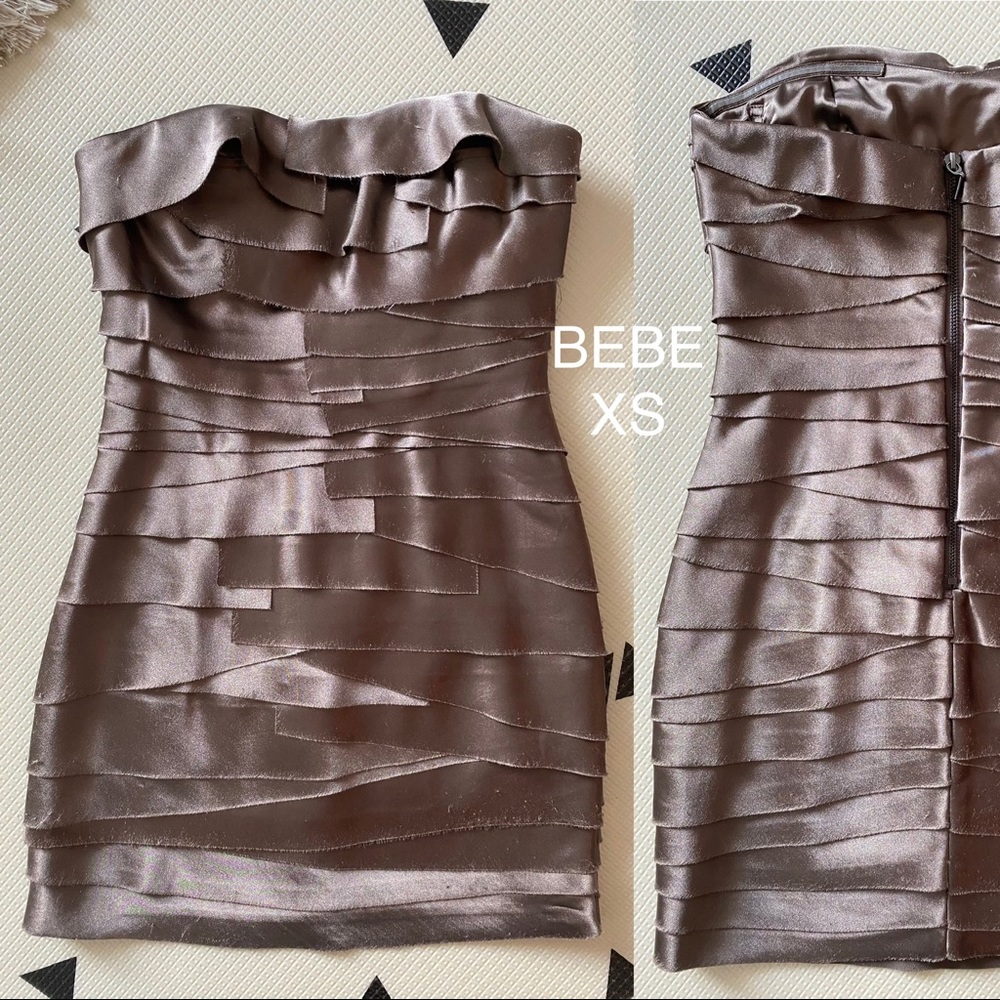 Bebe strapless dress